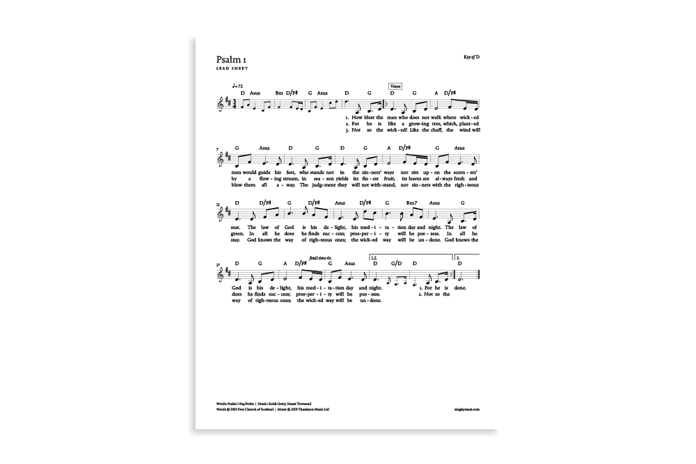 Psalm 1 product image