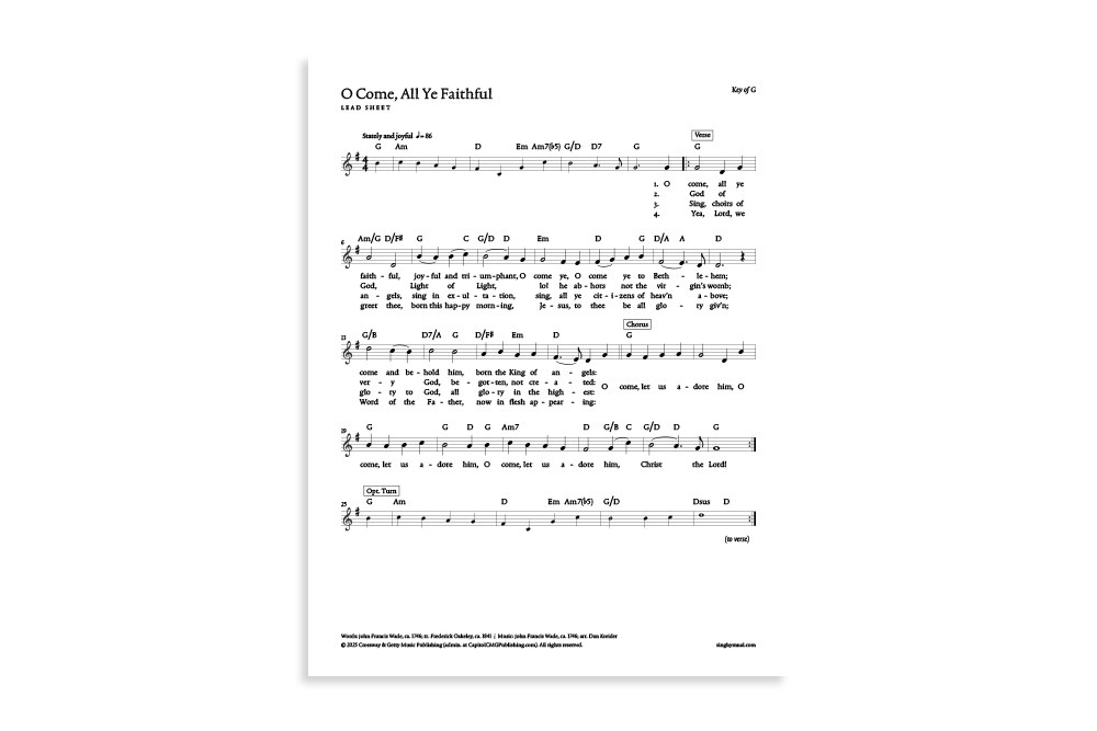 O Come, All Ye Faithful product image