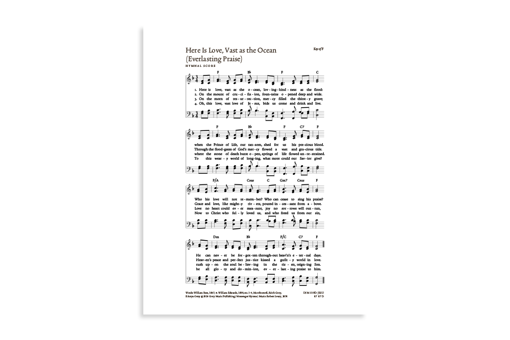 Here Is Love, Vast as the Ocean (Everlasting Praise) product image