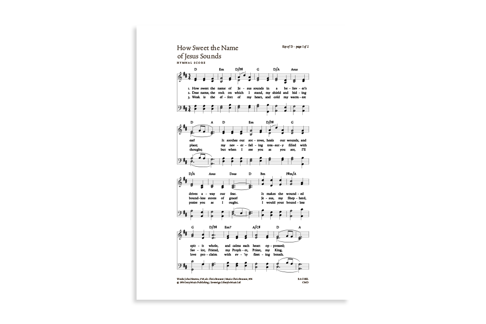 How Sweet the Name of Jesus Sounds product image