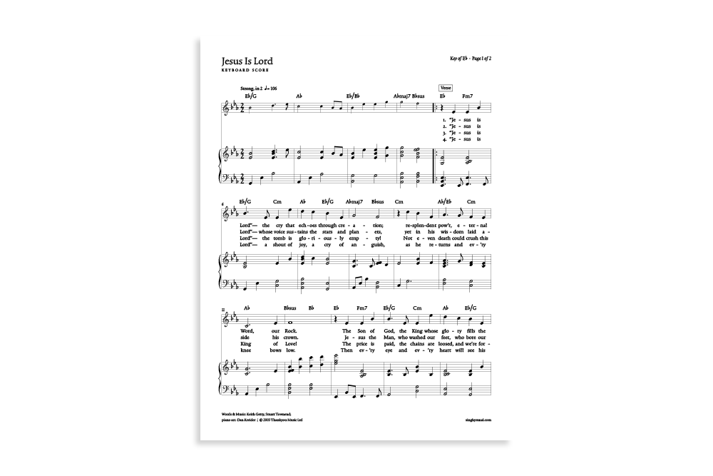 Jesus Is Lord product image