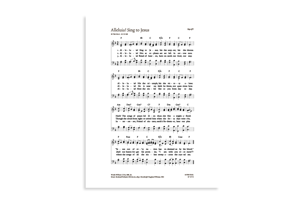 Alleluia! Sing to Jesus product image