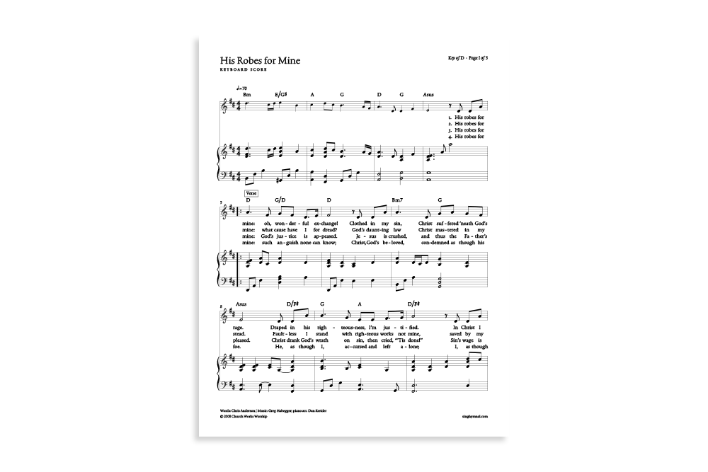 His Robes for Mine product image