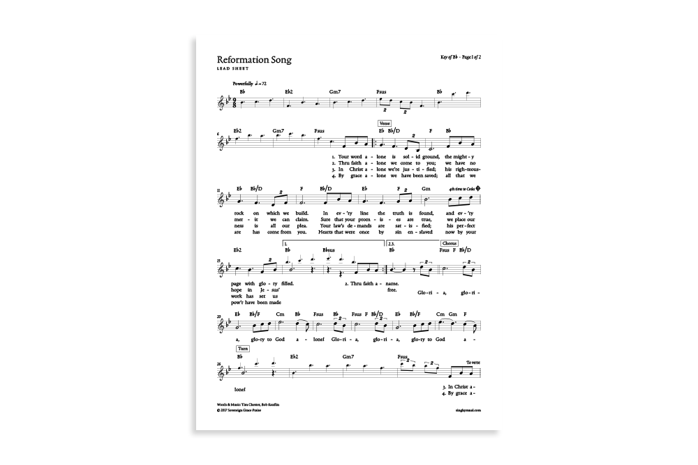 Reformation Song product image