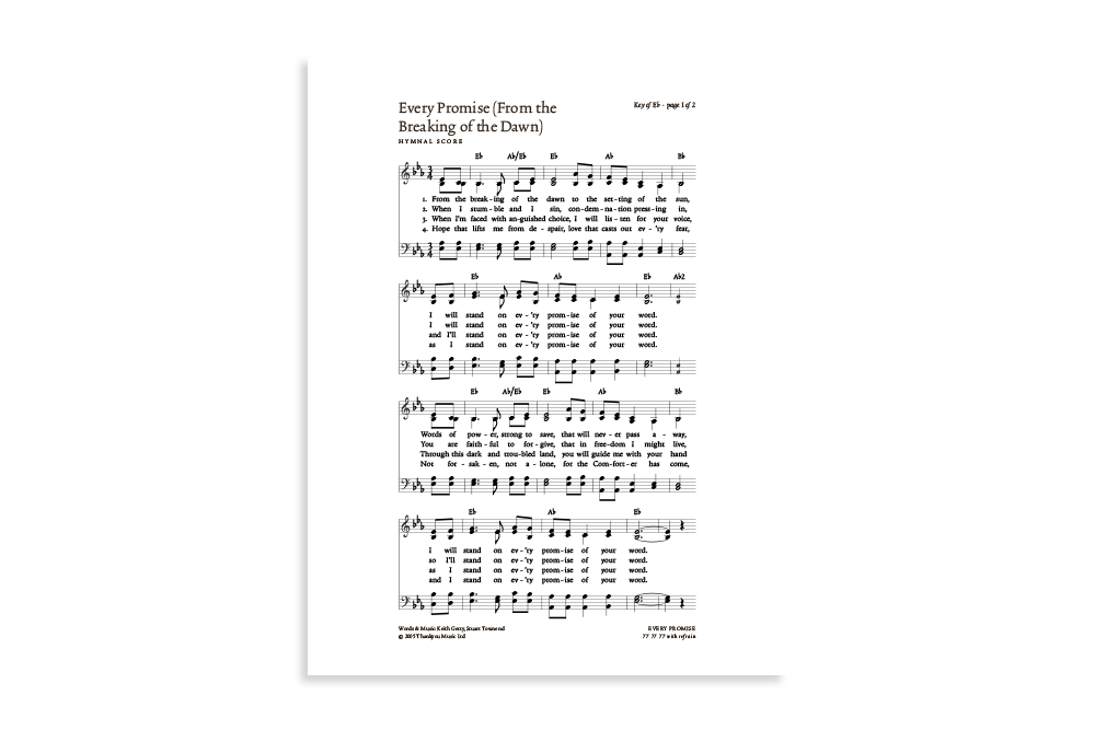 Every Promise (From the Breaking of the Dawn) product image