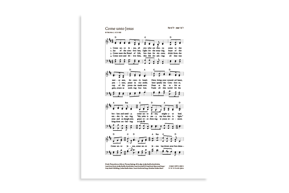 Come unto Jesus product image
