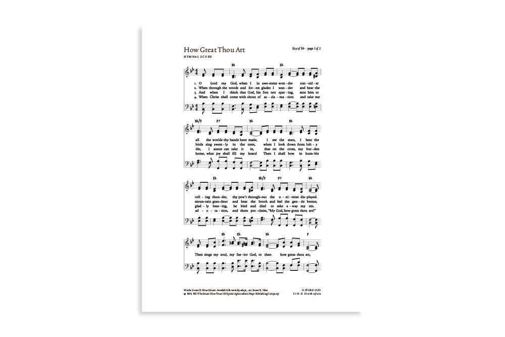 How Great Thou Art product image