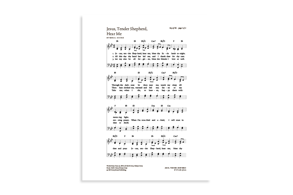 Jesus, Tender Shepherd, Hear Me product image