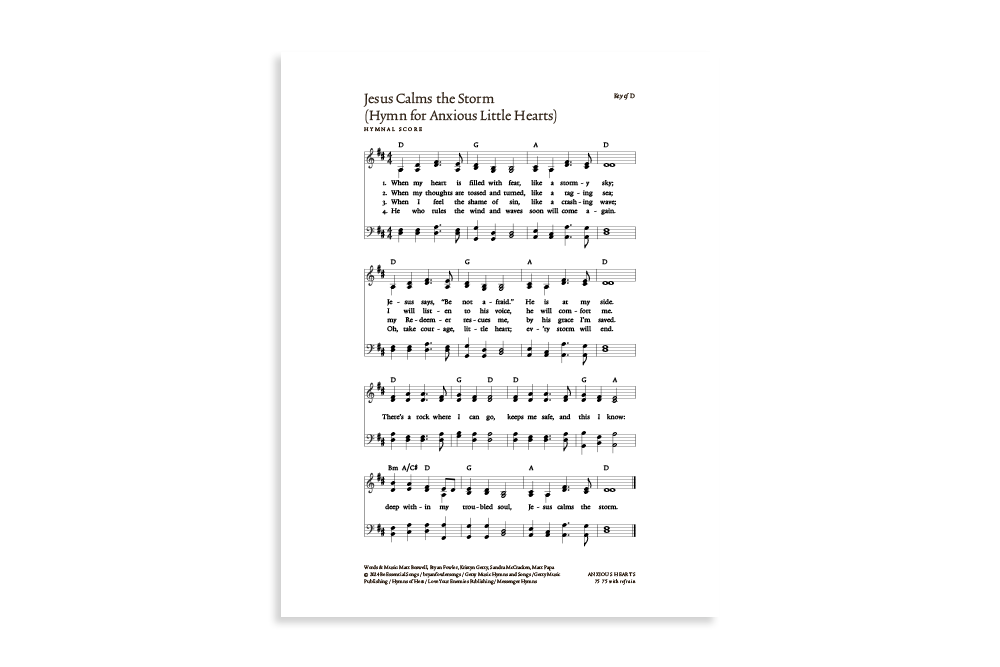 Jesus Calms the Storm (Hymn for Anxious Little Hearts) product image