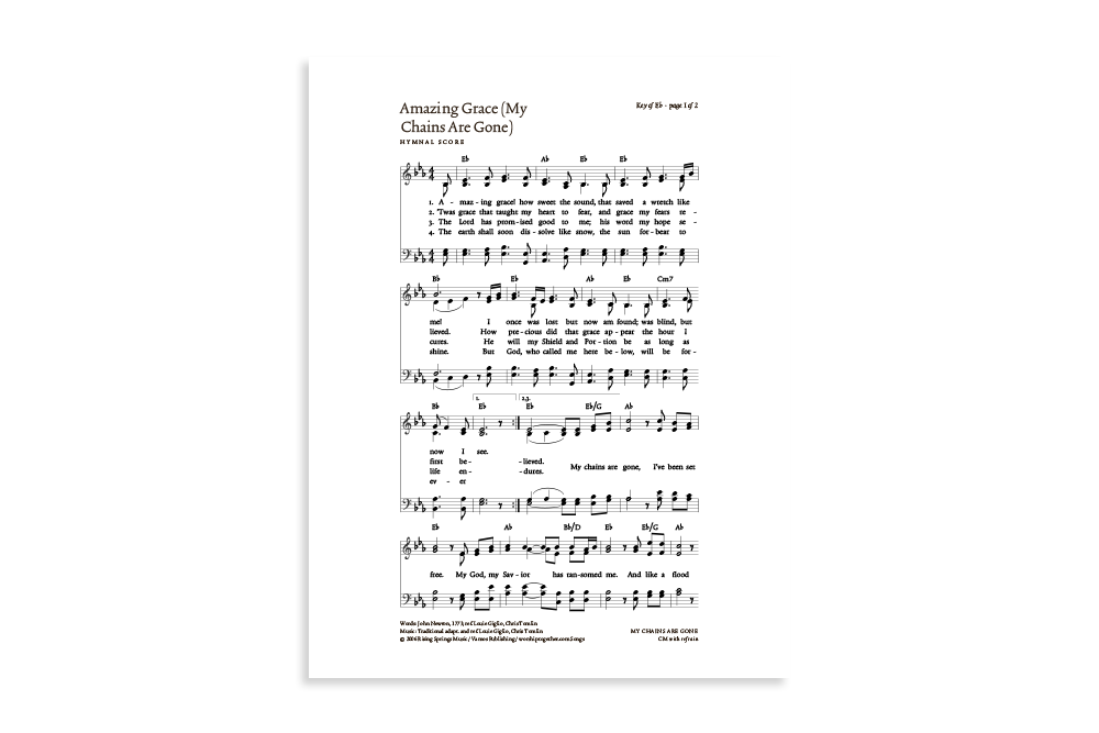 Amazing Grace (My Chains Are Gone) product image