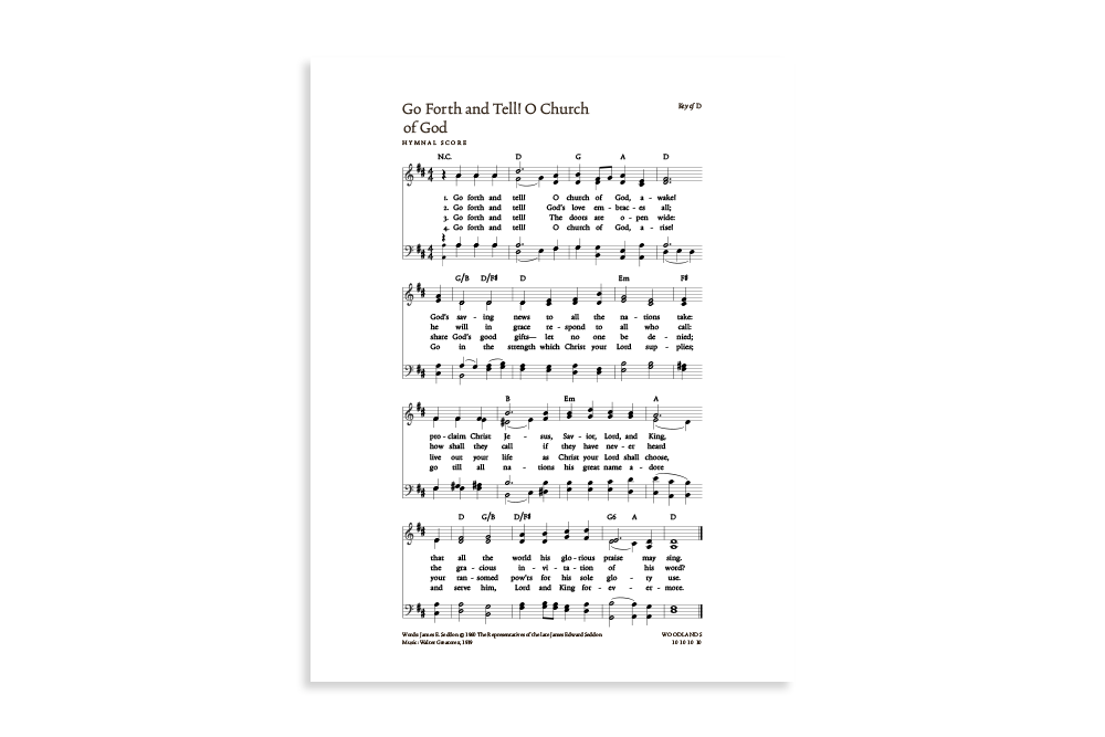 Go Forth and Tell! O Church of God product image