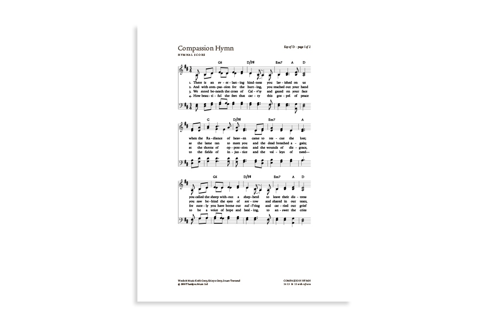 Compassion Hymn product image