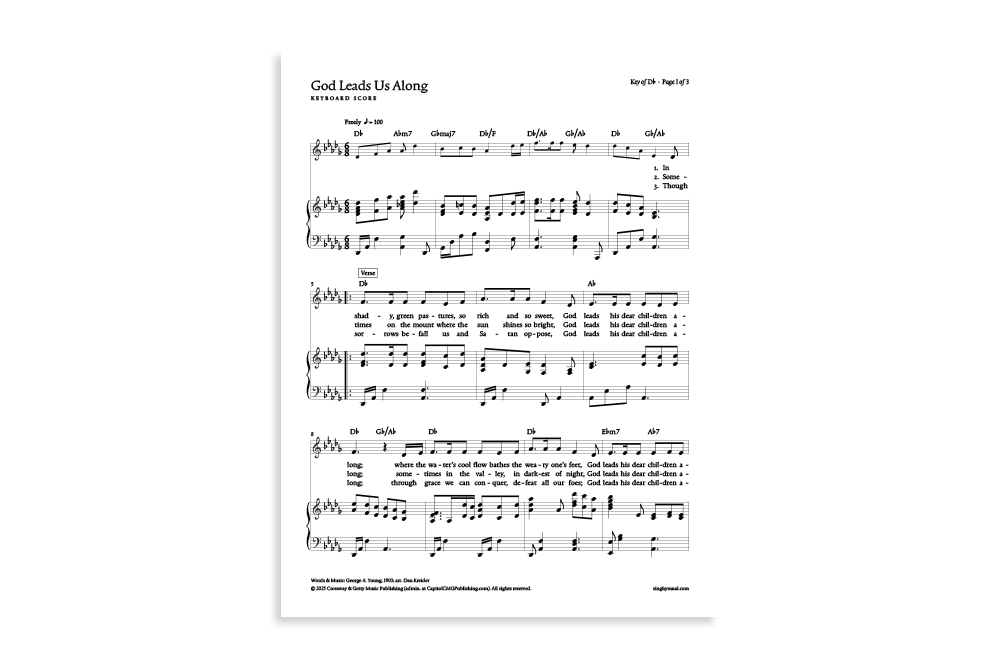 God Leads Us Along product image