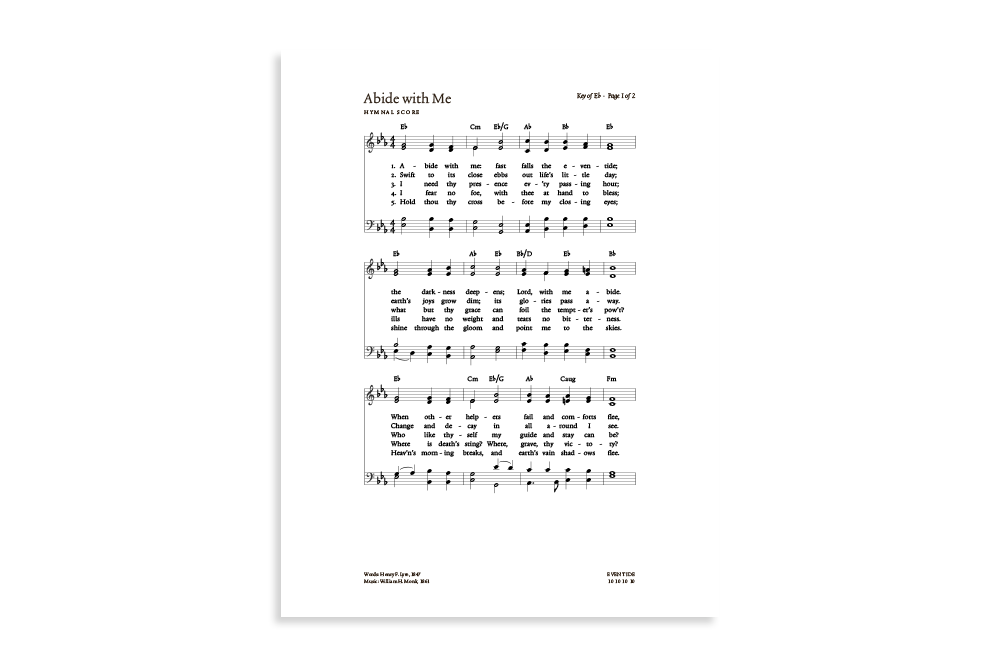 Abide with Me product image