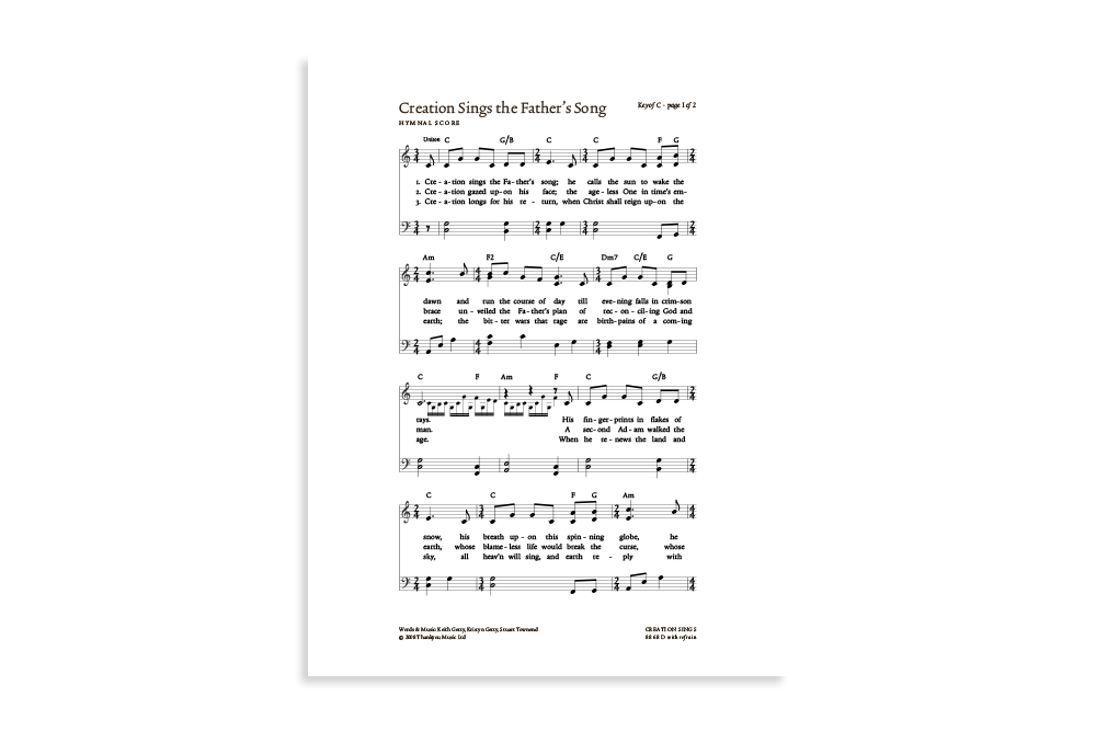Creation Sings the Father's Song product image