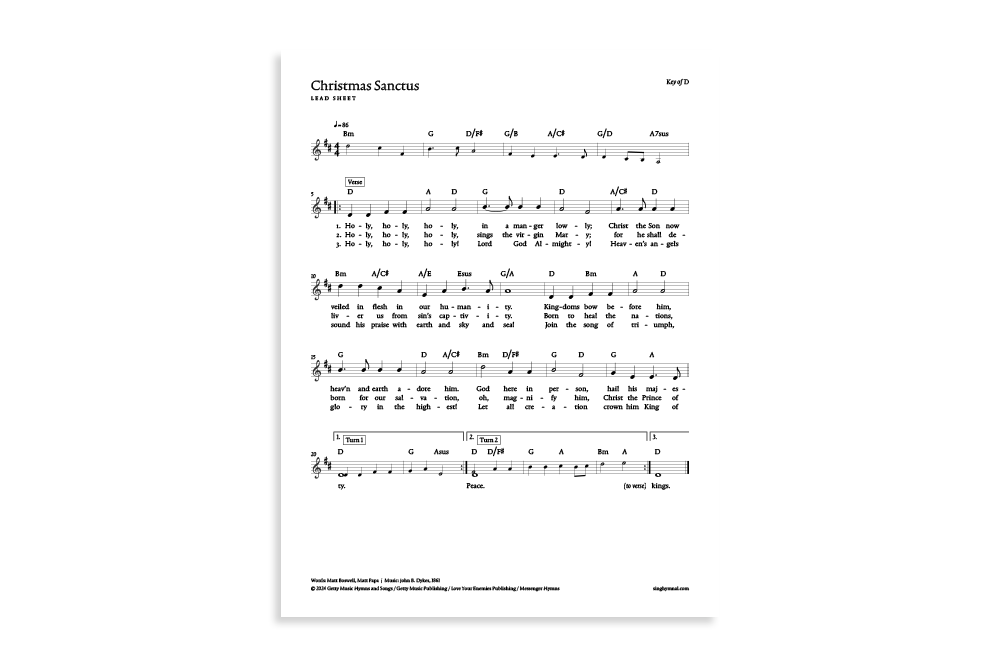 Christmas Sanctus (Holy, Holy, Holy) product image