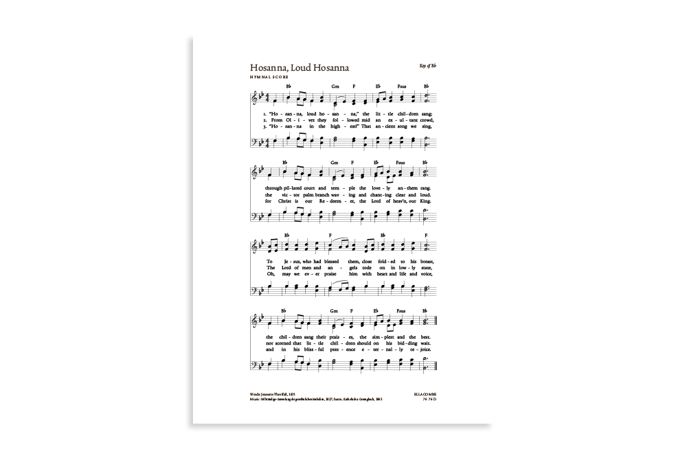 Hosanna, Loud Hosanna product image