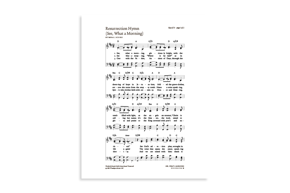 Resurrection Hymn (See, What a Morning) product image