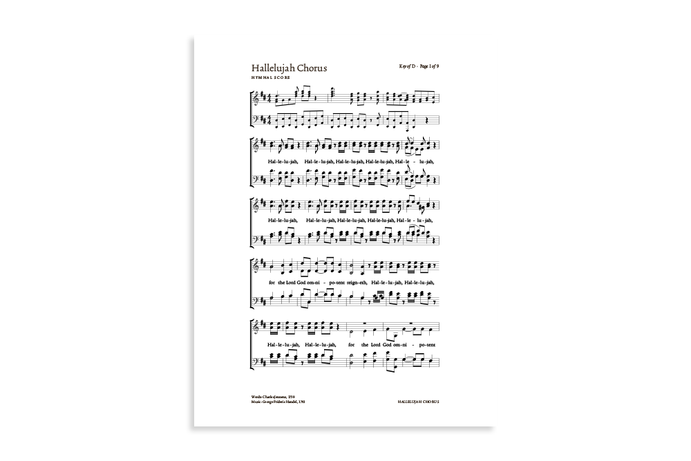 Hallelujah Chorus product image